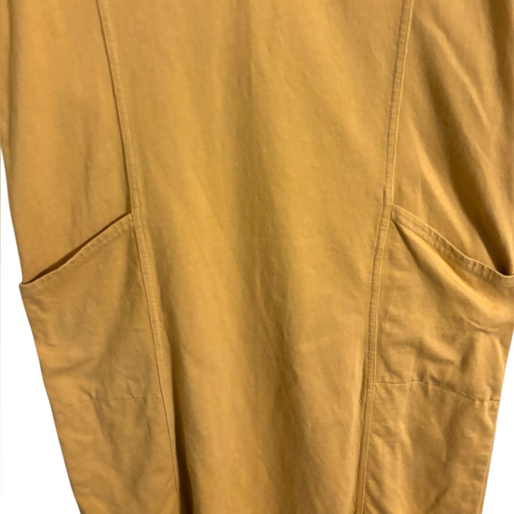PureJill Easy Knit Two Pocket Dress Yellow XS - Picture 2 of 5